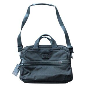 TUMI Black Nylon Laptop/Tablet Case w adjustable shoulder strap